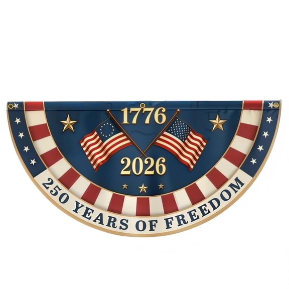 Zeyigg 250 Years Of Freedom Flag, 250 Anniversary Usa Flag, American Flags For Fence, 250th Usa Anniversary Banner, 1776-2026 Commemorative, 250 Year Patriotic Flags,A-1.5*3FT