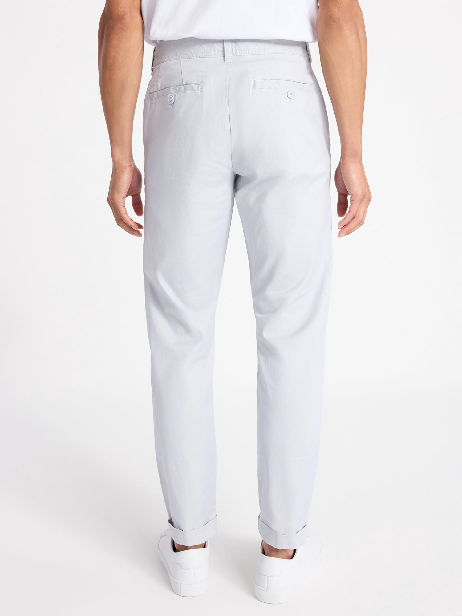 Free Assembly Men's Straight Tapered Fit Chino Pants, Sizes 29-42