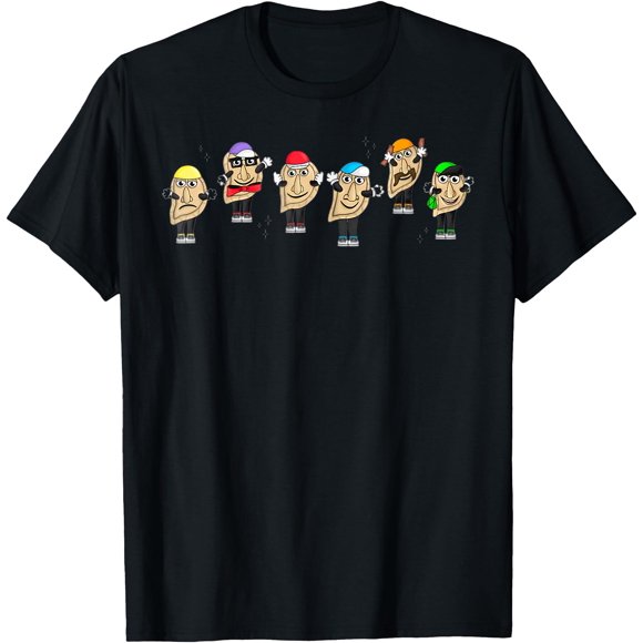 Pittsburgh Pierogies Funny T-Shirt - Black - M