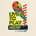 thumbnail image 3 of CafePress - Live To Play Nerf Soccer T Shirt - Men's Classic Graphic T-Shirt, 3 of 4