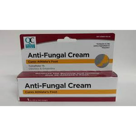 4 Pack Quality Choice Tolnaftate USP 1% Antifungal Cream 1oz Each