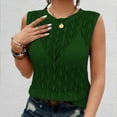 thumbnail image 7 of Ltctricy Women's Crochet Tank Tops Crew Neck Hollow out Sleeveless Knit Sweaters Lightweight Summer Tops, 7 of 7