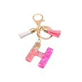 thumbnail image 2 of Xinyolin Key Chain Translucent Alphabet Pendant - Shell Decor Letter Initial Pendant Keychain with Tassels for Women, 2 of 8