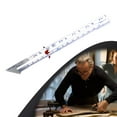 thumbnail image 4 of Calibrador de costura para , herramienta de calibre para tejer, regla de costura, punto giratorio, puntada de aluminio de 8 " dobladillos, manualidades, ado Plata Hugo Calibre de medida, 4 of 10
