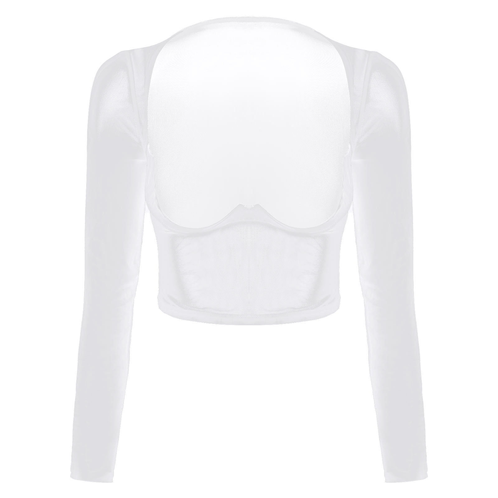 underwire bra top long sleeve