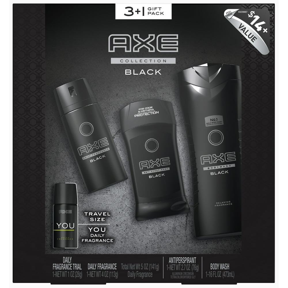 AXE Black Holiday Gift Box (Body Spray / Body Wash / Antiperspirant