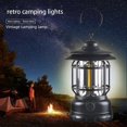 thumbnail image 3 of Portable Retro Camping Lamp Rechargeable Campfire With Hook For Hiking, Fishing, 3 of 5
