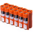 thumbnail image 1 of wqlpp-AA Battery Storage Caddy by , Orange, Holds 12 Batteries (Not Included), 1 of 4