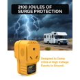 thumbnail image 2 of EyGde 30 Amp Surge Protector for RV, RV Circuit Analyzer Power Surge Protection 30amp, Plug Adapter with LED Indicator Lights for Camper Tr, 2 of 7