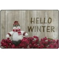 thumbnail image 4 of Dreamtimes Winter Snowman Non-Slip Area Rug 72"x48", Red Berries Soft Non Slip Washable Floor Mats for Indoor Front Porch,Living Room, Bedroom,Kitchen, 4 of 5