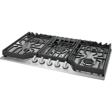 Frigidaire - 36" Gas Cooktop - Stainless Steel
