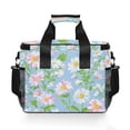 thumbnail image 7 of FORMRS Insulated Cooler Bag 24 Cans Capacity Soft Leakproof Lunch Box with Side Pockets, Blue Floral, 7 of 7