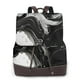 thumbnail image 1 of Balery Fluid Black White Paint Swirls Mochila de Cuero para Mujeres, Gran Capacidad, Bolsa de Viaje Multifuncional, Mochila de Cuero y Bolsa de Hombro para Mujeres, 1 of 4