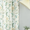 thumbnail image 4 of VOGOL Home Decor Flower Printed Drapes, Light Filtering Window Curtain Panels for Living Room, Grommet, 63 inches Long, 2 Packs, 4 of 8