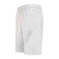 thumbnail image 5 of YLSDY Mens Shorts Casual Lightweight Elastic Waist Solid Color Beach Pants Summer Lounge Sports Shorts with Pockets White L, 5 of 7