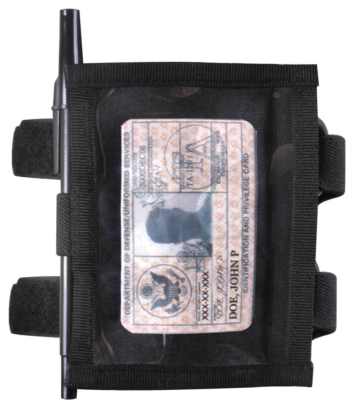 Beste Rothco Military Style Armband ID Holder - Black - Walmart.com ZW-06