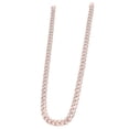 thumbnail image 1 of Chain Necklace, Hip Hop Necklace Excellent Craftsmanship Lasting Color Retention Strong Durable  for Decoration for Gift Rose Gold, 1 of 8