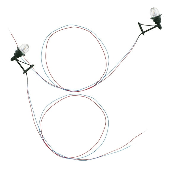 WEUVEB Dollhouse Wall Light 2pcs Warm White ABS for Indoor Use Miniature Scenes Craft Enthusiasts