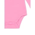thumbnail image 2 of Garanimals Baby Girl Long Sleeve Graphic Print Bodysuit, Sizes 0M-24M, 2 of 4