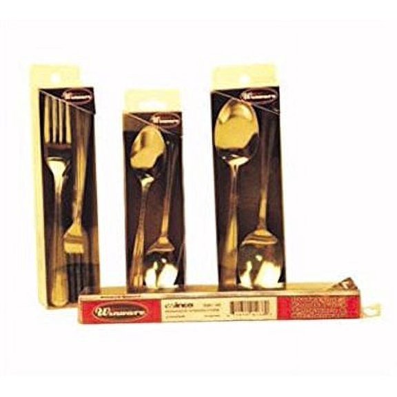 Winco 0082-05 Medium Weight 18/0 Stainless Steel Windsor Dinner Fork, Set of 24