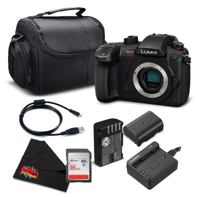 Panasonic Lumix DC-GH5S Mirrorless Micro Four Thirds Digital Camera DC-GH5S - Silver level Bundle