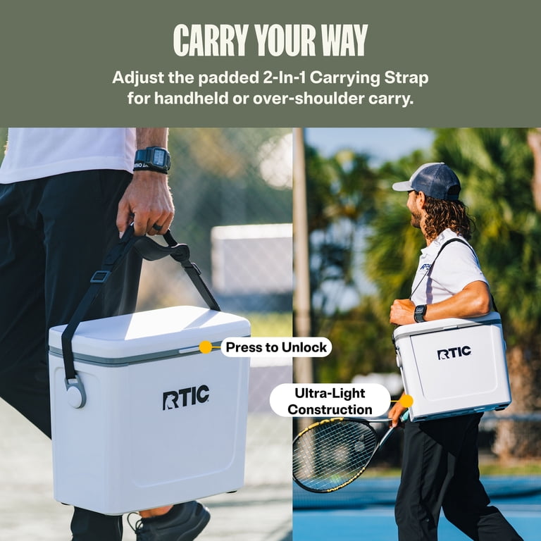 RTIC 16 Qt 20-Can Road Trip Ice Chest Cooler, Pale Pink - Walmart.com