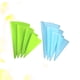 thumbnail image 2 of 8 mangas pasteleras de silicona para glaseado, crema pastelera, herramientas de decoración de pasteles, cuatro tamaños (4 verde claro y 4 azules)., 2 of 8