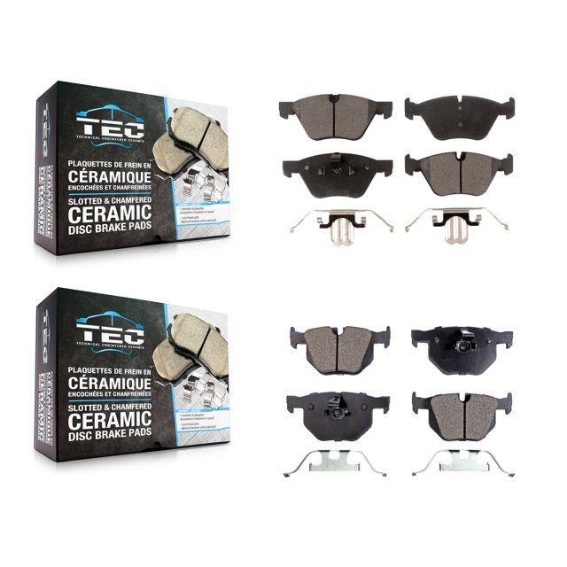 TEC Front Rear Ceramic Brake Pads Kit for Car BMW 525i KTC-100039