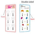 thumbnail image 4 of HaoXun 15 Pcs Cartes-Éclair de Chiffres de Maths - Effaçables Réutilisables pour l'Apprentissage des Maths Jouets Éducatifs pour la Maison et l'Extérieur, 4 of 6