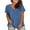 z1-Blue, variant on Shirts for Women V Neck Short Sleeve Casual Summer T-Shirt Flowy Cover Hip Length Basic Tee Soft Breathable Loose Fit Daily Wear Top L Size Spring Summer Womens Tops