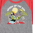 thumbnail image 3 of The Nightmare Before Christmas - Spook Up The Sun  - Toddler And Youth Raglan Graphic T-Shirt, 3 of 6