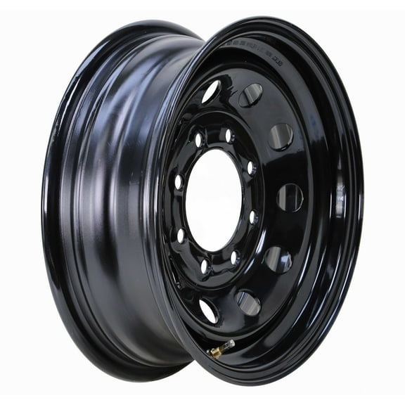 LIBRA 16 x 6 Trailer Wheel 8 Lug on 6.5" Bolt Pattern Black Mod -17025