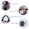 thumbnail image 7 of FORMRS Women's Travel Backpack Purse Anti-Theft Hidden Pockets Casual Shoulder Bag, Pink and Purple Plaid Pattern, 7 of 7