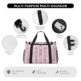thumbnail image 4 of Disketp Cute puppy Bolsa de Viaje Tipo Duffle, Bolso de Mano para Fin de Semana para Mujer, Bolsa de Gimnasio Ligera para Hombre, Esencial para Viajes, 4 of 7