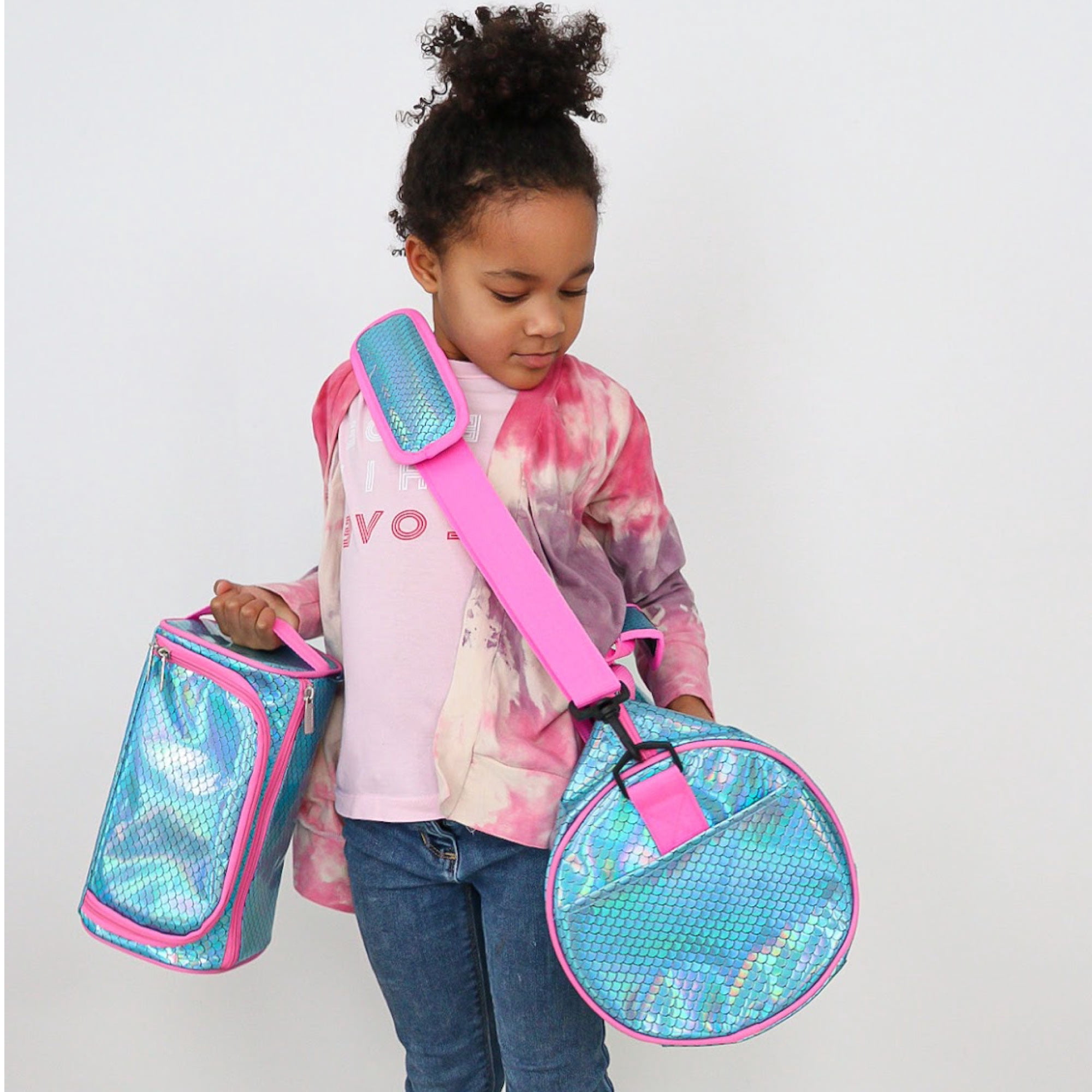 Wildkin Kids Travel Toiletry Bag (Mermaid Scales)