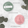 thumbnail image 7 of S&T INC. Makeup Remover Wipes for Skin Care, Reusable Makeup Wipes with Laundry Bag, Travel Essentials, Assorted Colors, 4 Inch Diameter, 7 Pack, 7 of 7