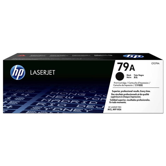 Cartucho de tóner HP 79A Negro Laserjet Original CF279A