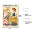 thumbnail image 2 of National Loan 1920 - The Equitable Trust Company of New York Paris - Vintage Advertising Poster by Guillaume Seignac c.1920 - Master Art Print 10in x 14in, 2 of 4