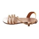 thumbnail image 2 of Sandalias de diamantes de imitación Zapatos de mujer Sandalias planas de playa y pantuflas Mujer Wmkox8yii  nm3433, 2 of 4
