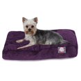 thumbnail image 2 of Aubergine Villa Collection Grand Rectangle Pet Lit pour Chien, 2 of 4