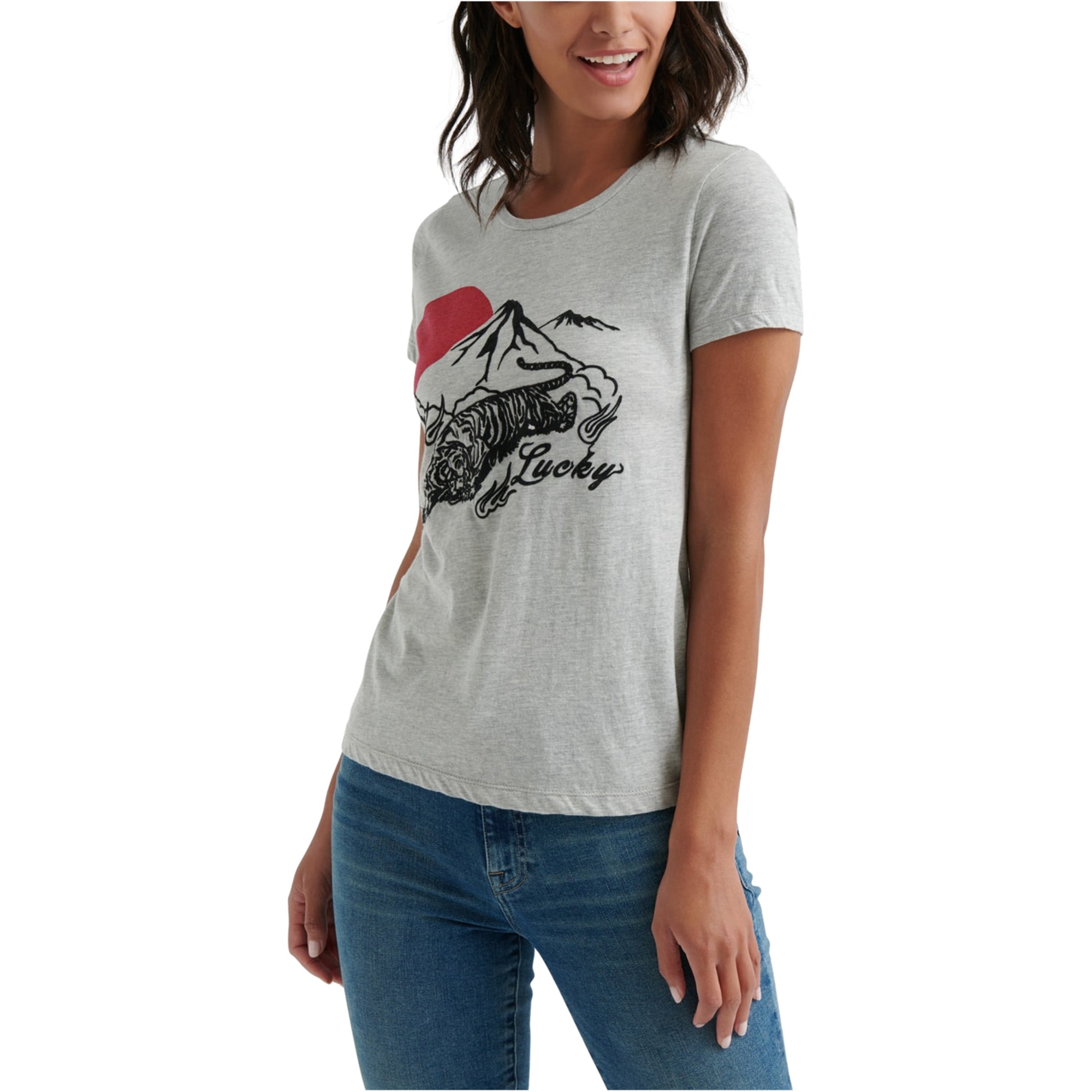 Womens Tiger Graphic T-Shirt 