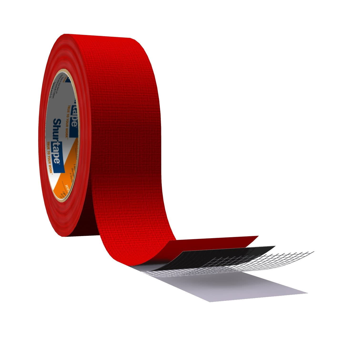 Shurtape PC-667 Specialty Grade Stucco Masking Duct Tape: 2 in x 60 yds. (Red)