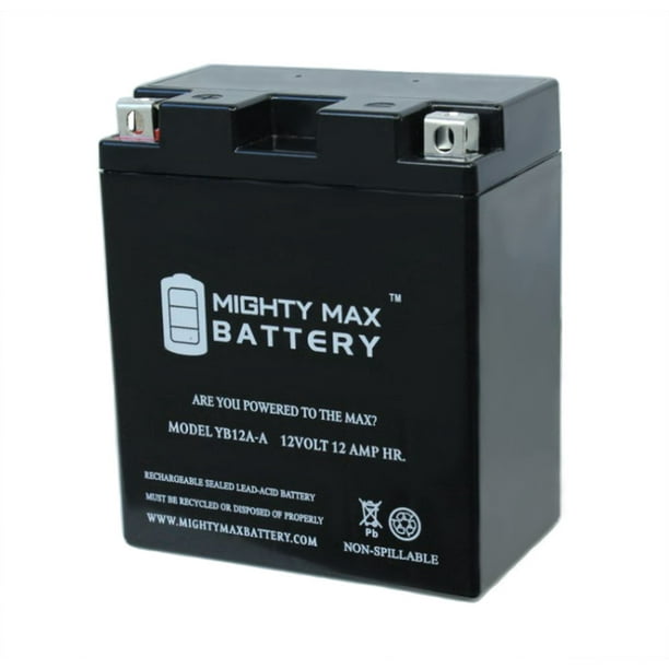 YB12A-A 12V 12AH Battery Replaces Honda VF F Interceptor 500 84-86