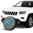 thumbnail image 2 of Kdxio Fun Riding Dinosaur for Tire Cover Wheel Protectors Tyre Covers Weatherproof Wheel Covers Universal Fit for Trailer Rv SUV Truck Camper Travel Trailers 14 inch, 2 of 8