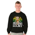 thumbnail image 5 of Betty Boop Saint Paddys Feeling Lucky Women Crewneck Sweatshirt Brisco Brands S, 5 of 6
