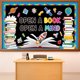 thumbnail image 1 of Set de tablones de anuncios Justforjoyful Abre un libro Abre una mente, 1 of 7