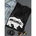 thumbnail image 3 of Mama Bear Graphic Women Black T-Shirt, Female Medium, 3 of 4