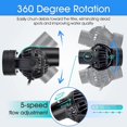 thumbnail image 3 of 1 Uds hygger Wave Maker para acuario, bomba para hacer ondas de acuario, bomba de circulación de acuario Powerhead giratoria de 360 ​​°, 3 of 5