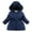 Dark Blue1, variant on ameIAEA Girls Winter Fleece Lined Jacket Toddler Baby Windproof Hooded Coat Padded Down Outerwear