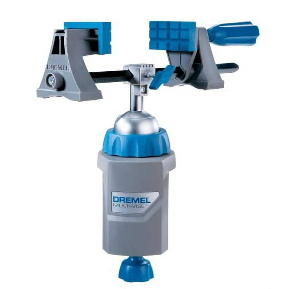 Dremel 2500-01 Rotary Tool Multi-Vise, 3-in-1 Attachment with 360 Degree Stationary Vise, Stand-Alone Clamp, and Tool Holder , Grey